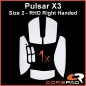 Preview: Corepad Soft Grips Grip Tape BTL BT.L Pulsar X3 Size 2 Medium Regular RHD Right Handed Hand